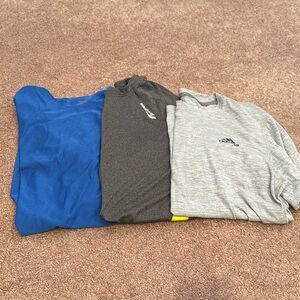 3 Mens Athletic Short Sleeved T Shirts